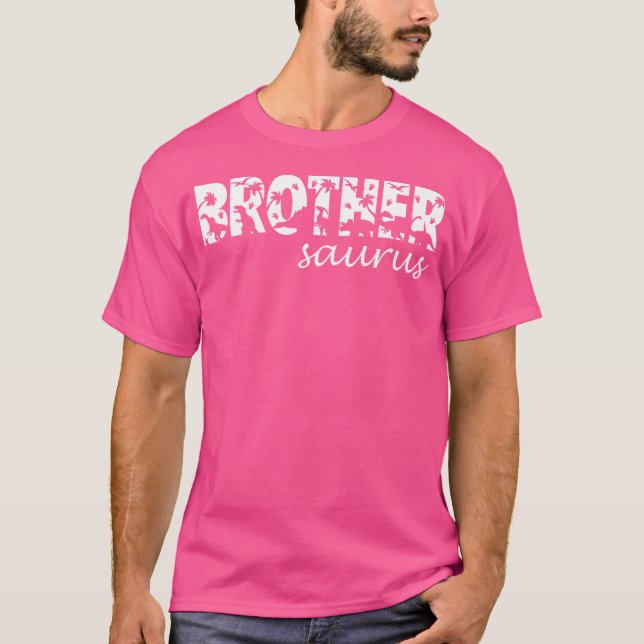 T-shirt Brothersaurus T Rex Dinosaur Brother Famille Sauru (Devant)