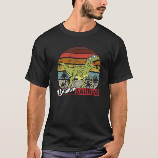 T-shirt BROTHERSAURUS T Rex Dinosaur Frère Saurus Birthd (Devant)