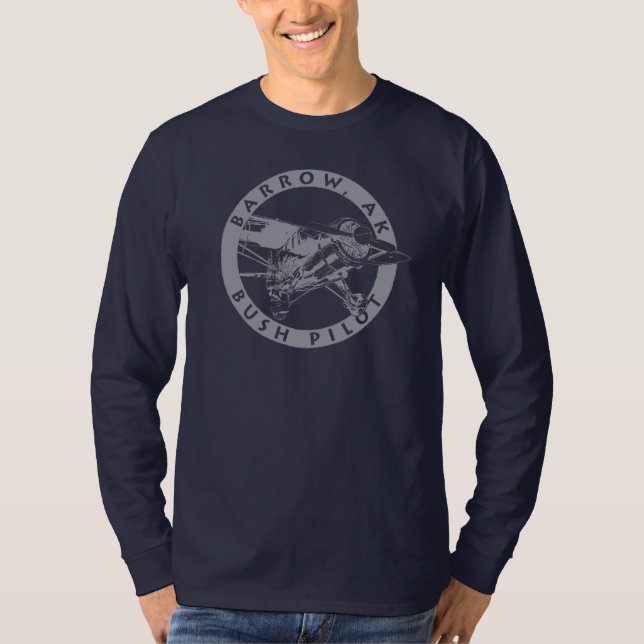 T-shirt Brouette, chemise de douille de pilote de l'Alaska (Devant)