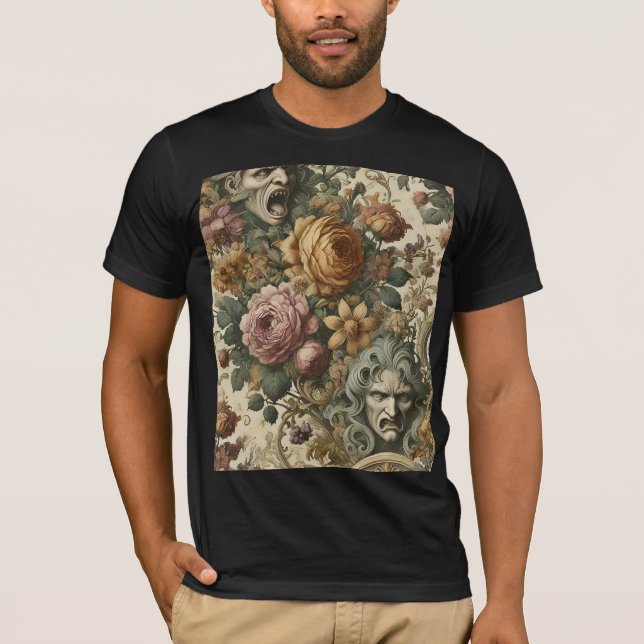 T-shirt Brouillard cérébral – Art gothique portable (Devant)