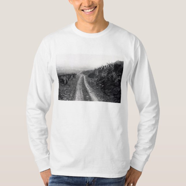 T-shirt Brouillard dans le vignoble (Devant)