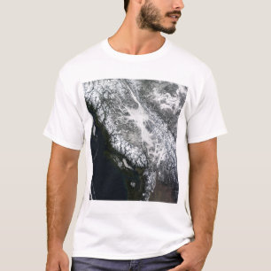 T-shirt Brouillard et neige en Colombie-Britannique
