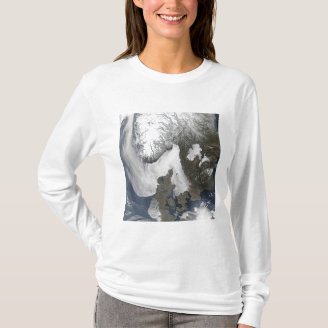 T-shirt Brouillard marin en Scandinavie (Devant)
