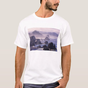 T-shirt Brouillard matinal le long de la côte de l'Oregon