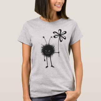T-shirt Brouillard mignon à fleurs de goth
