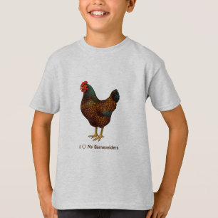 T-shirt Brown Barnevelder Hen Chicken