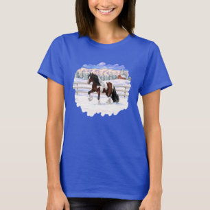 T-shirt Brown Bay Gypsy Vanner Draft Horse