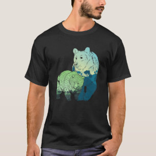 T-shirt Brown Bear Nature Forest Amoureux des animaux Bea