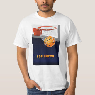 T-shirt Brown de basket-ball de Bob