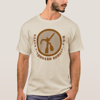 T-shirt Brown de robots géants de carton