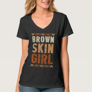 T-shirt Brown fille de la peau Mois de l'histoire noire Me