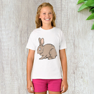 T-shirt Brown fille lapin