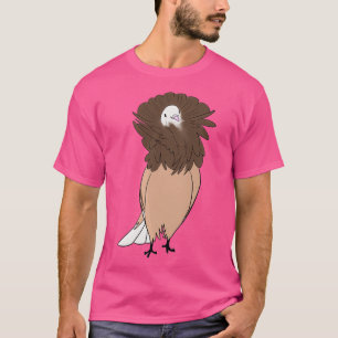 T-shirt Brown Jacobin Pigeon 2
