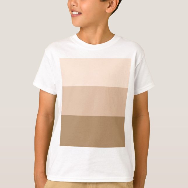 T-shirt Brown Ombre strié (Devant)
