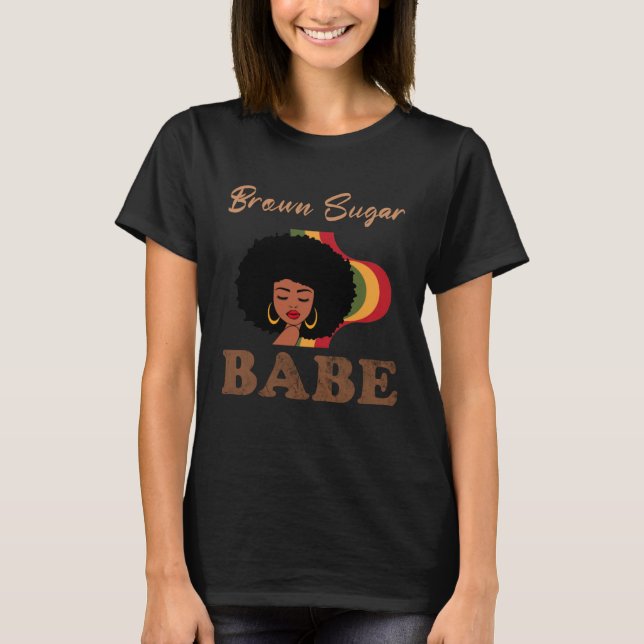 T-shirt Brown sucre Babe 4 (Devant)