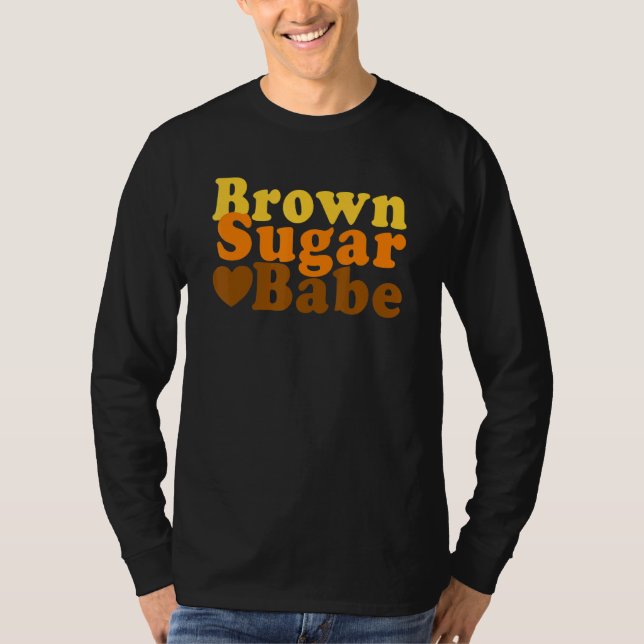T-shirt Brown sucre Babe Fière Black Women Maman African P (Devant)