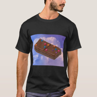T-shirt Brownie cosmique flottant dans le ciel