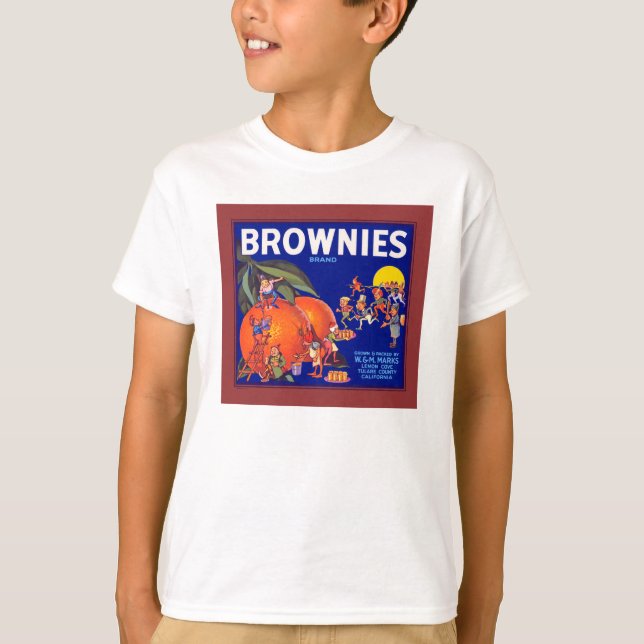 T-shirt Brownies Marque California Oranges (Devant)