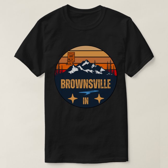 T-shirt Brownsville, Indiana (Design devant)