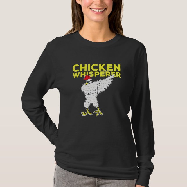T-shirt Broyeur de poulet Dabbing Rooster avec lunettes de (Devant)