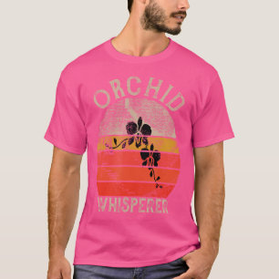 T-shirt Broyeur d'orchidées rétro Amusant orchidées