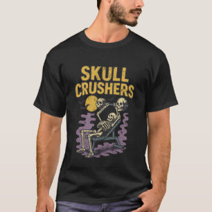 T-shirt Broyeurs de crâne squelette vintage Halloween 90's