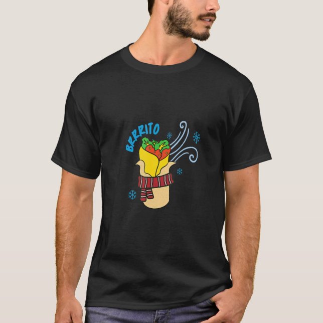 T-shirt BRRRITO Flying Burrito Brothers Taquito  Burritos (Devant)
