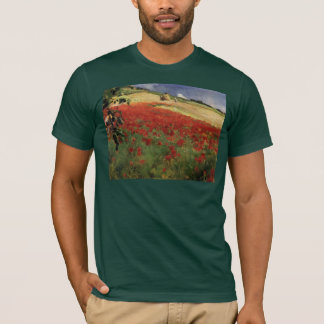 T-shirt BRUCE, William Blair coquelicots rouge fleurs pavo