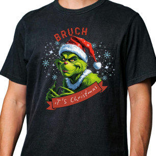 T-shirt "Bruch, c'est Noël" AI Art Sassy Grinch