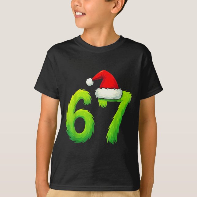 T-shirt Bruh 67 Six Seven 6 7 Meme Christmas Funny  (Devant)