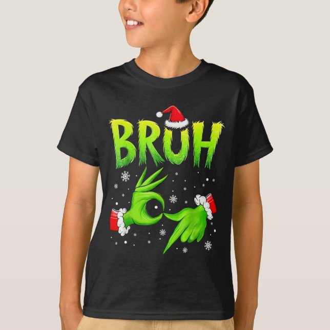 T-shirt Bruh 67 Six Seven 6 7 Meme Christmas Funny Gen Alp (Devant)
