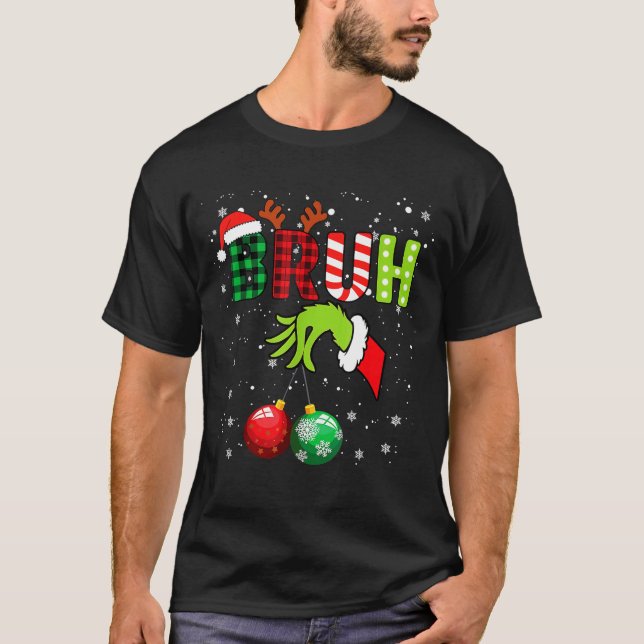 T-shirt Bruh 67 Six Seven 6 7 Meme Christmas Funny Gen Alp (Devant)