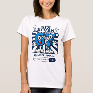 T-shirt Bruh 67 Six Seven 6-7 Talian Brainrot Meme Pour En