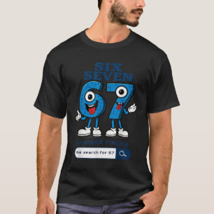 T-shirt Bruh 67 Six Seven 6-7 Talian Brainrot Meme Pour En