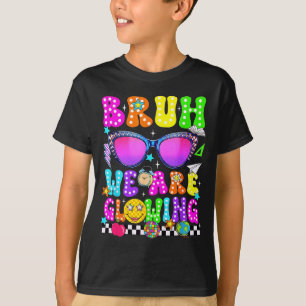 T-shirt Bruh Brillant à l'Ère Brillante Bonjour les Vacanc