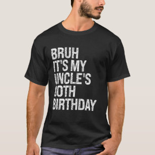 T-shirt Bruh C'est le 80e anniversaire du roi Happy Crow d