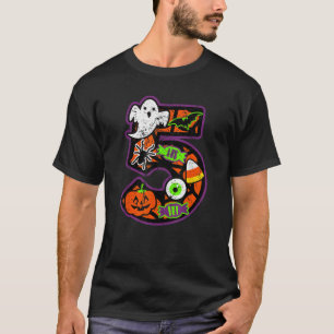 T-shirt Bruh C'est mon 5ème anniversaire Halloween 5 ans G