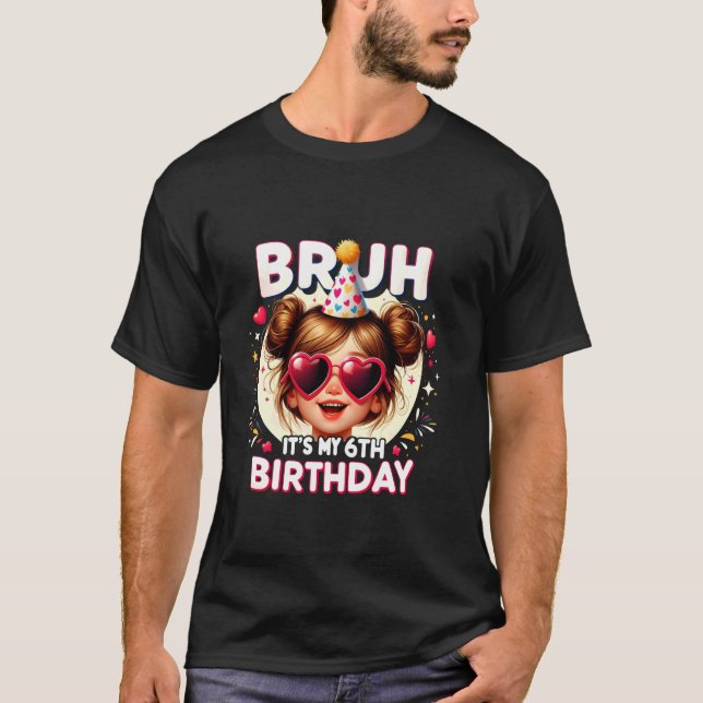 T-shirt Bruh C'est mon 7e anniversaire Joyeux 8e anniversa (Devant)