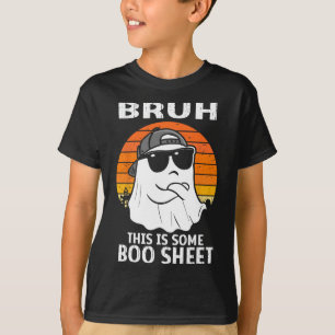 T-shirt Bruh C'Est Un Botte Feuille Ghost Halloween Hommes