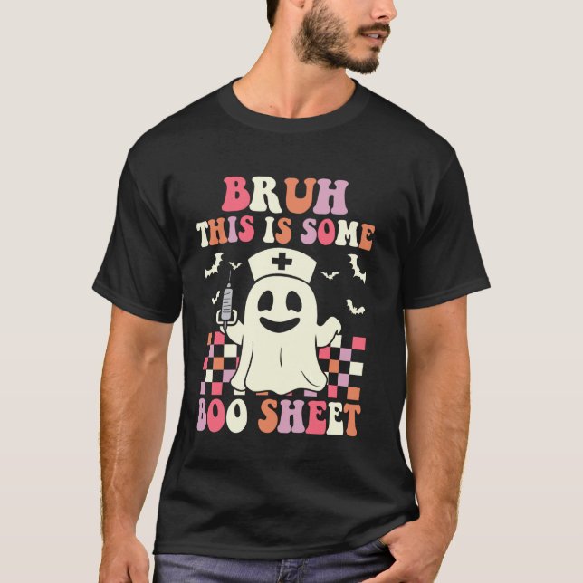 T-shirt Bruh C'Est Une Feuille De Boite Drôle Halloween Su (Devant)