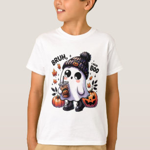 T-shirt Bruh Je Veux Dire Boo Drôle Ghost Jack-o'-lantern