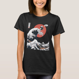 T-shirt Bruh La Grande Vague Kanagawa Funny Japonais Surfi