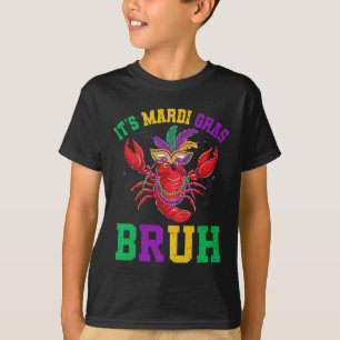 T-shirt Bruh Mardi Gras Ados Garçons Enfants Mardi Gras 5