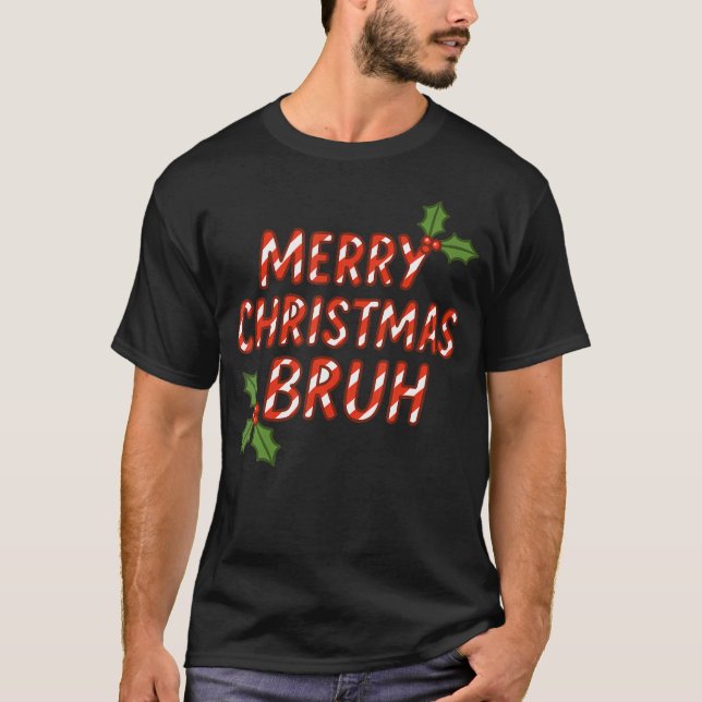 T-shirt Bruh Meme Citation Drôle Salutation Frères Adolesc (Devant)