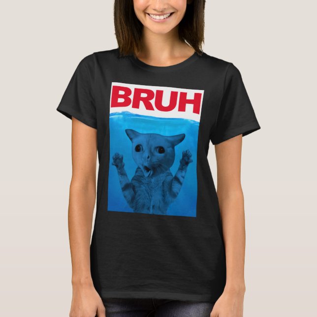 T-shirt Bruh Meme Drôle Dire Frère Salutation Ados garçons (Devant)