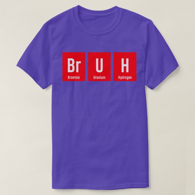 T-shirt Bruh Meme Drôle Dire Frère Salutation Ados garçons (Design devant)