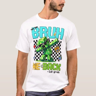 T-shirt Bruh Nous Ck 4e année Ck À l'école Gamer Dabbing B