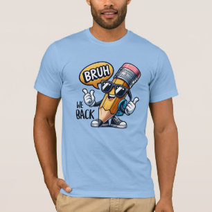 T-shirt Bruh On Rentre, Retour À L'école Prof