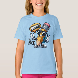 T-shirt Bruh On Rentre, Retour À L'école Prof