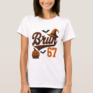 T-shirt Bruh Six Seven Halloween 6-7 Fantôme drôle d'argot